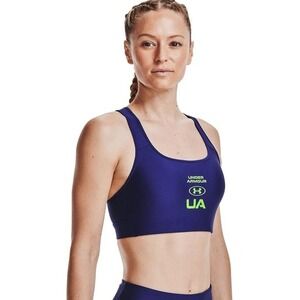 New Under Armour Women's Crossback Graphic Bra criss cross padded size XS $40‎